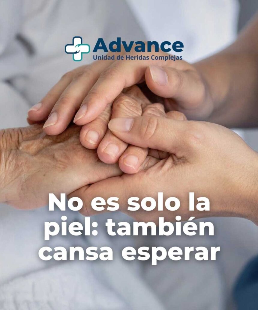 Cuando una herida tarda en cerrar, el desgaste emocional también forma parte del proceso.
