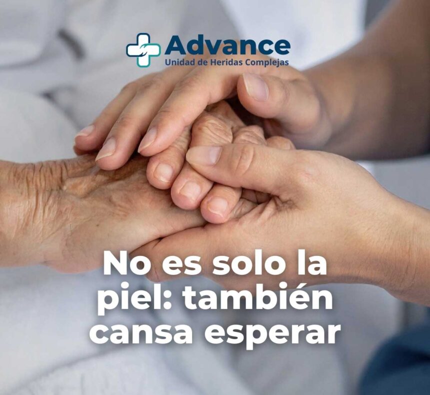 Cuando una herida tarda en cerrar, el desgaste emocional también forma parte del proceso.
