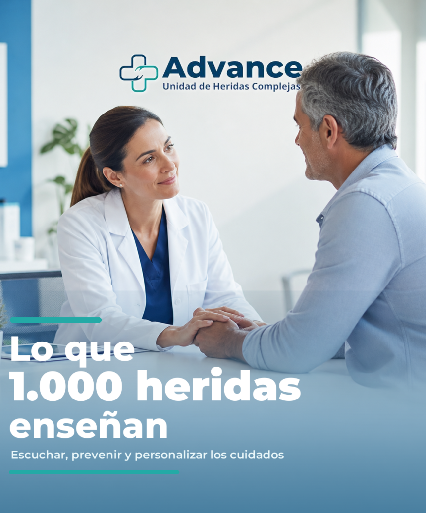 Lo que 1.000 heridas enseñan: escuchar, prevenir y personalizar los cuidados.