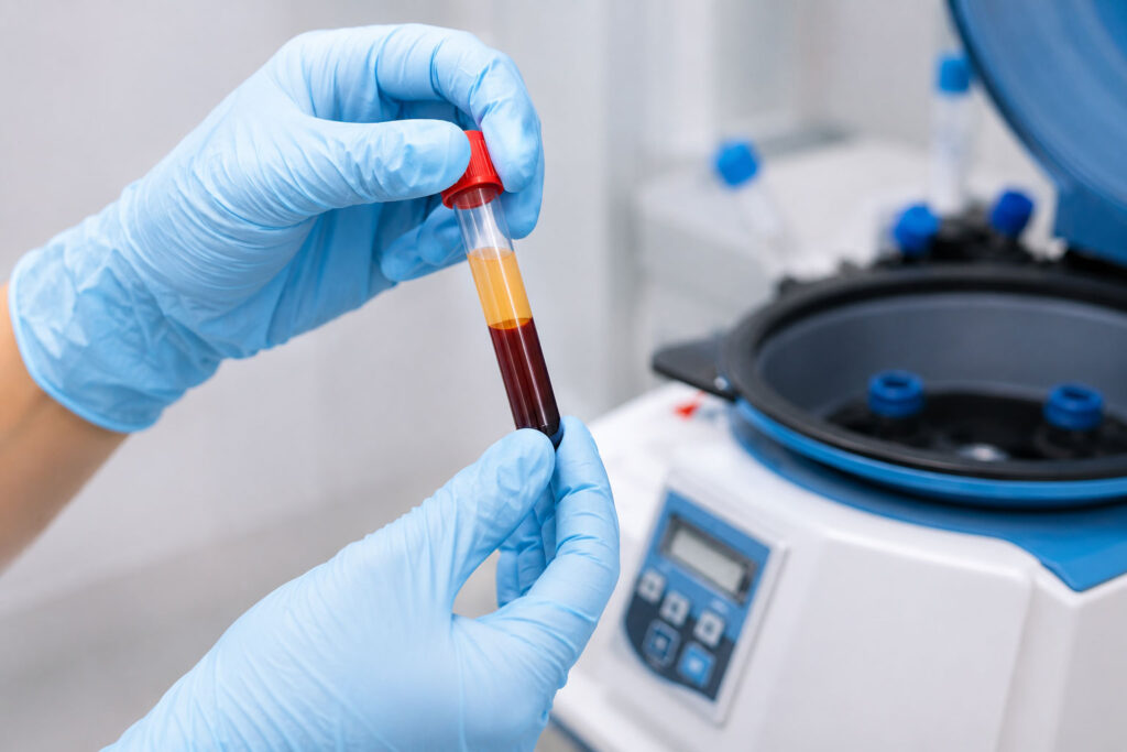 Preparación de sangre autóloga para favorecer la cicatrización de heridas